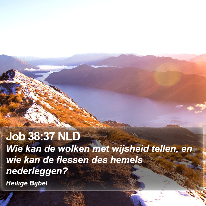 Job 38:37 NLD Bible Study