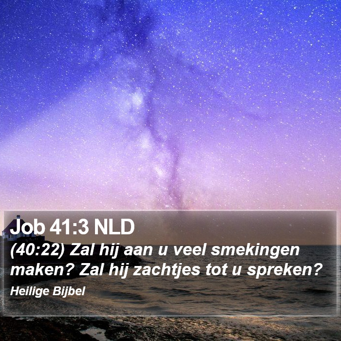 Job 41:3 NLD Bible Study