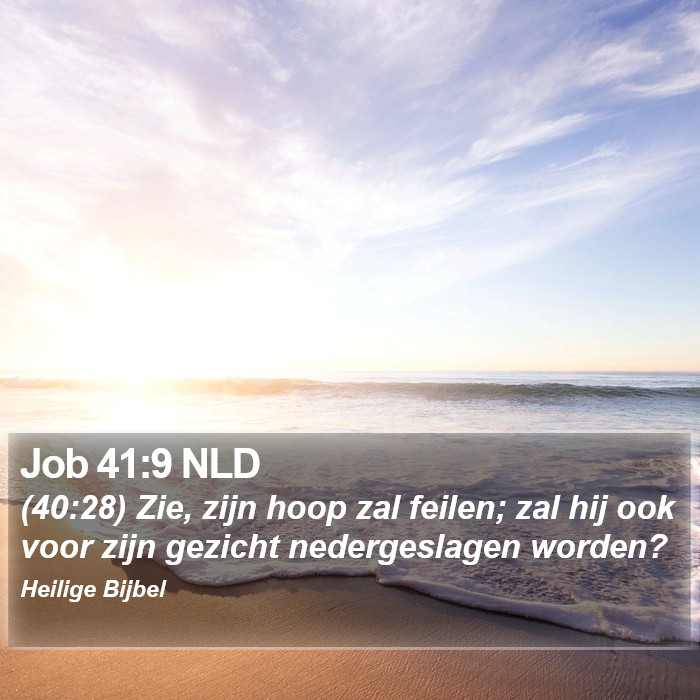 Job 41:9 NLD Bible Study