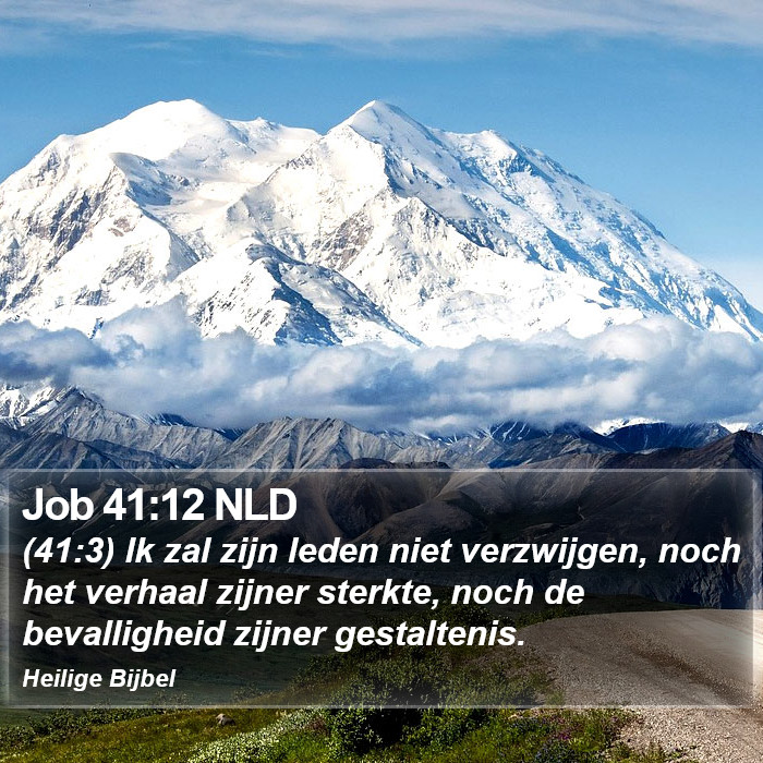 Job 41:12 NLD Bible Study