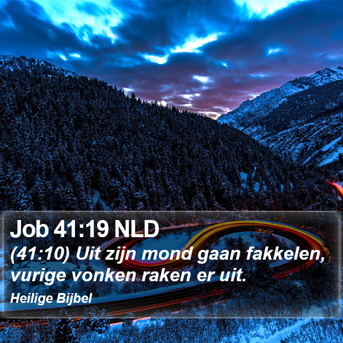 Job 41:19 NLD Bible Study