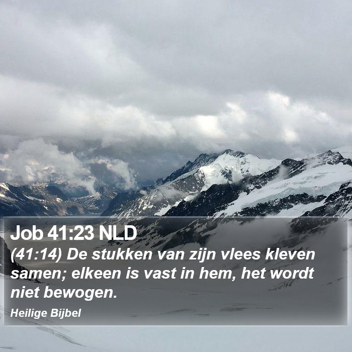 Job 41:23 NLD Bible Study