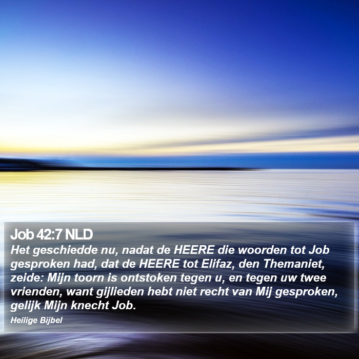 Job 42:7 NLD Bible Study