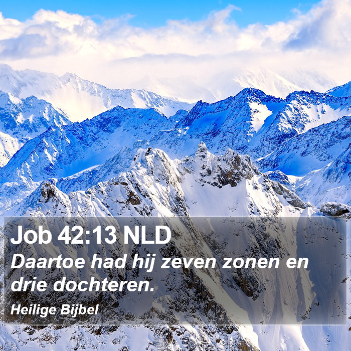 Job 42:13 NLD Bible Study