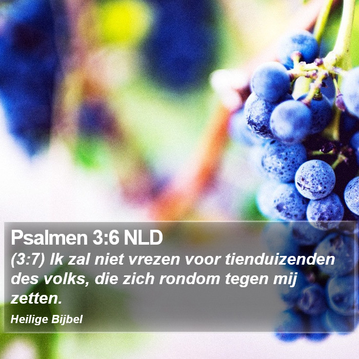 Psalmen 3:6 NLD Bible Study