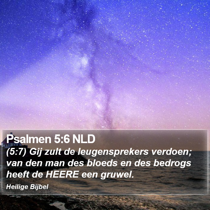 Psalmen 5:6 NLD Bible Study