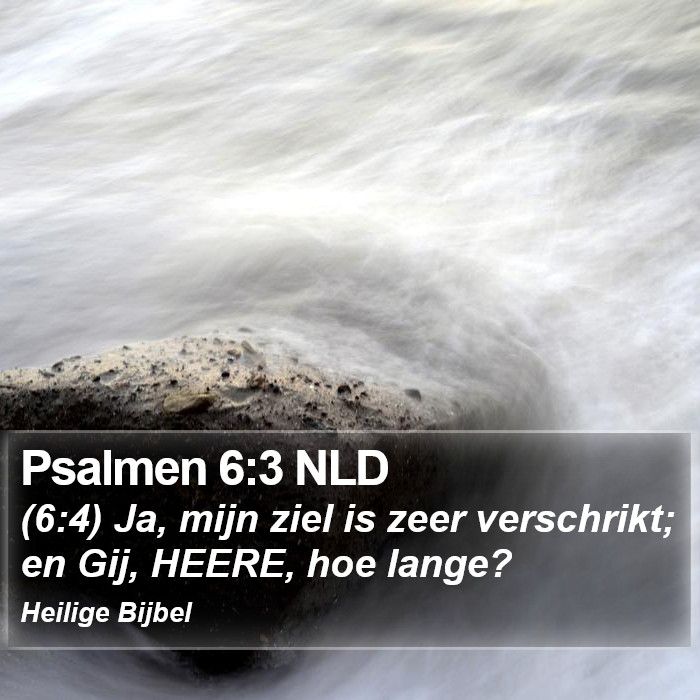 Psalmen 6:3 NLD Bible Study