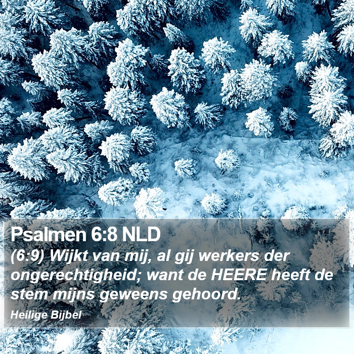 Psalmen 6:8 NLD Bible Study