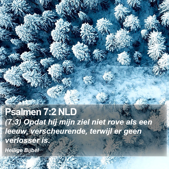 Psalmen 7:2 NLD Bible Study