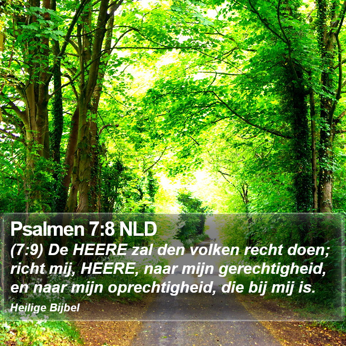 Psalmen 7:8 NLD Bible Study