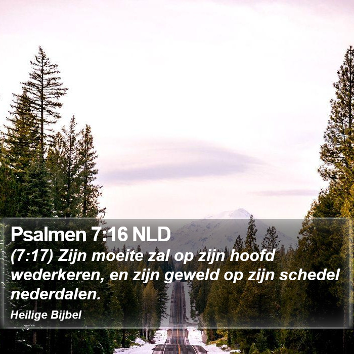 Psalmen 7:16 NLD Bible Study