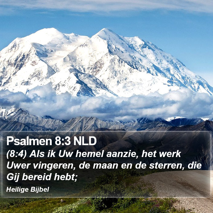 Psalmen 8:3 NLD Bible Study