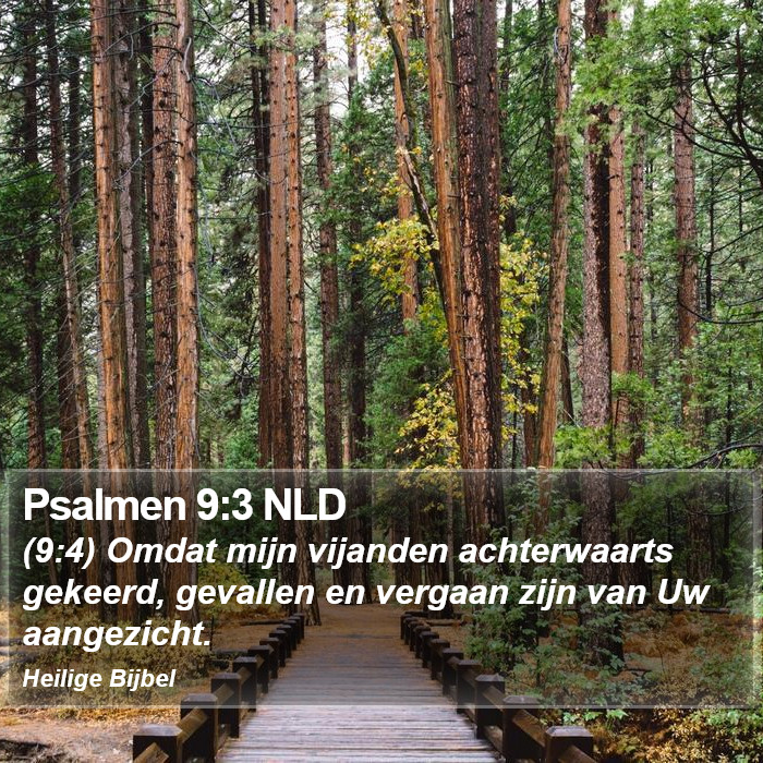 Psalmen 9:3 NLD Bible Study