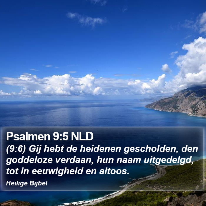 Psalmen 9:5 NLD Bible Study