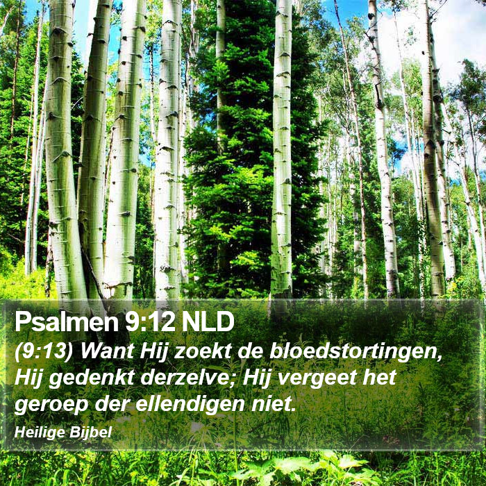Psalmen 9:12 NLD Bible Study