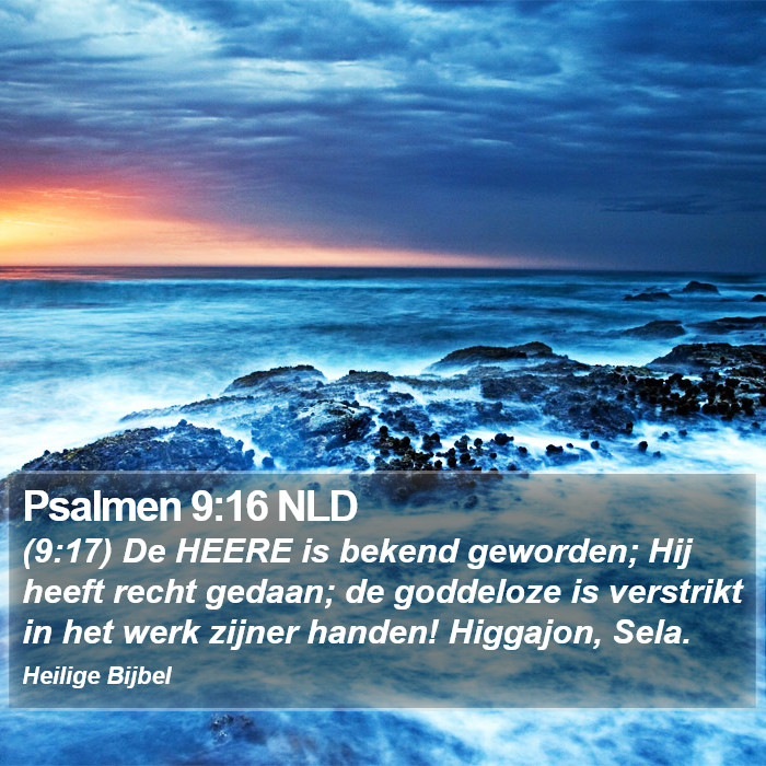 Psalmen 9:16 NLD Bible Study