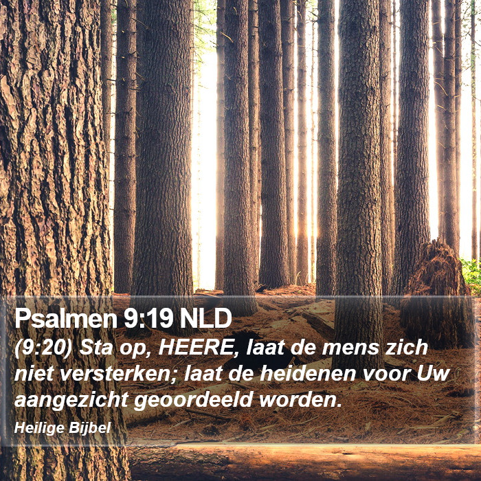 Psalmen 9:19 NLD Bible Study