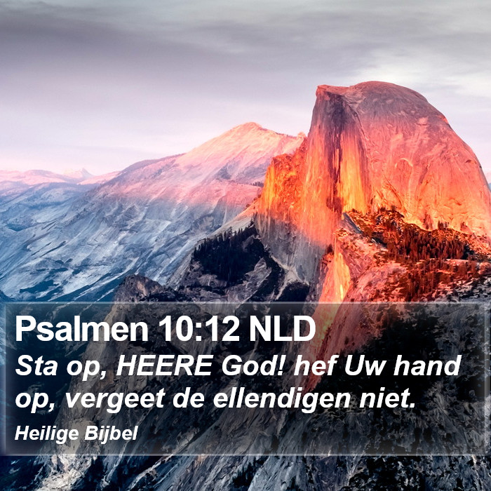 Psalmen 10:12 NLD Bible Study