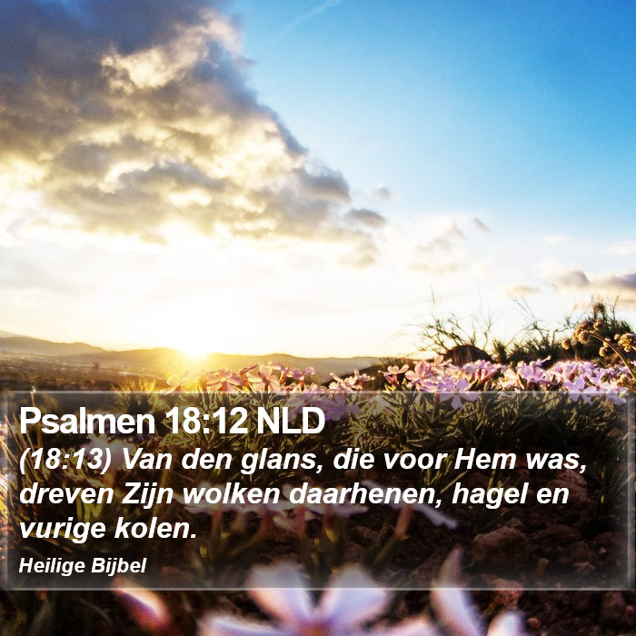 Psalmen 18:12 NLD Bible Study