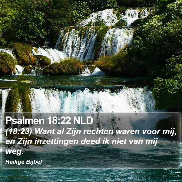 Psalmen 18:22 NLD Bible Study