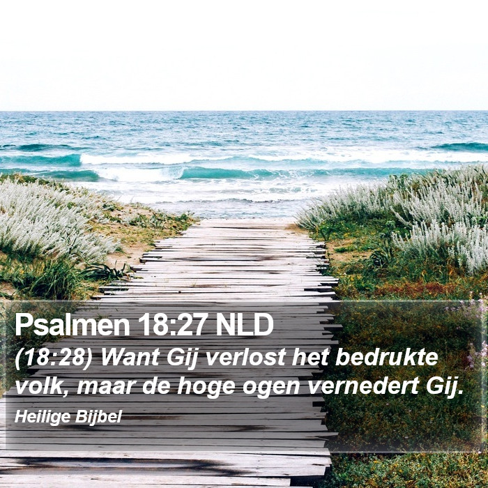 Psalmen 18:27 NLD Bible Study