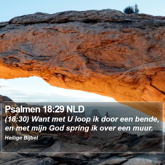 Psalmen 18:29 NLD Bible Study