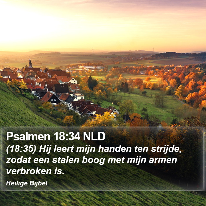 Psalmen 18:34 NLD Bible Study