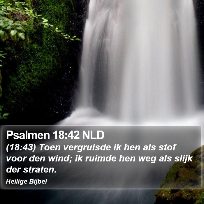 Psalmen 18:42 NLD Bible Study