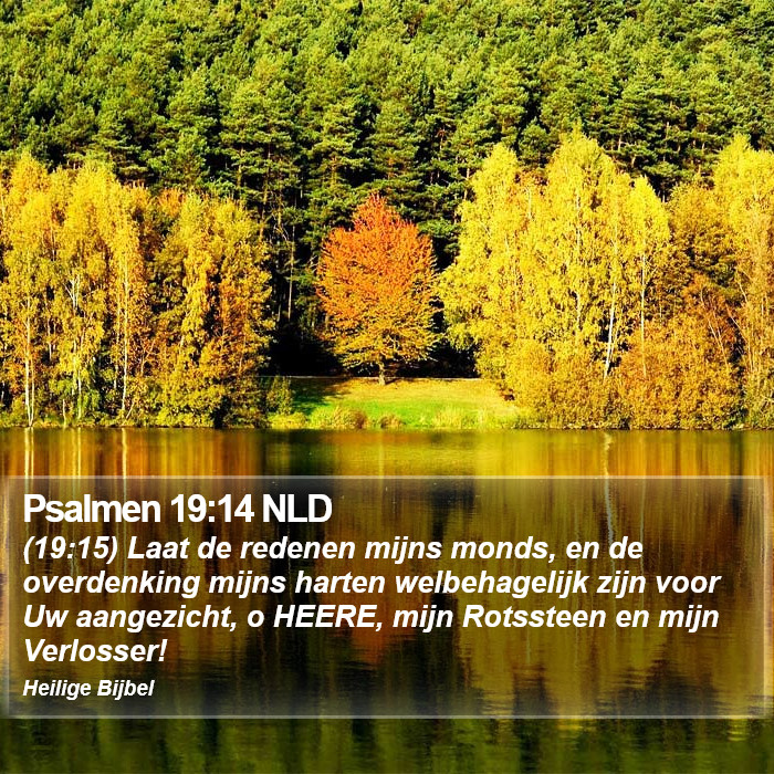 Psalmen 19:14 NLD Bible Study