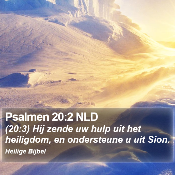 Psalmen 20:2 NLD Bible Study