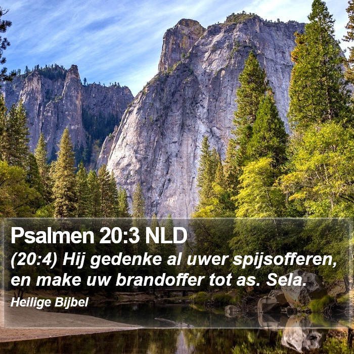 Psalmen 20:3 NLD Bible Study