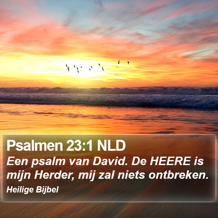 Psalmen 23:1 NLD Bible Study