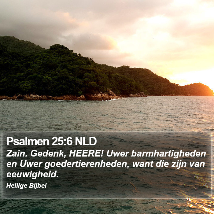 Psalmen 25:6 NLD Bible Study
