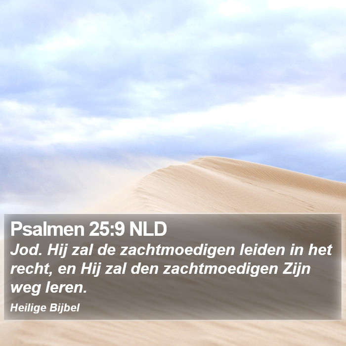 Psalmen 25:9 NLD Bible Study