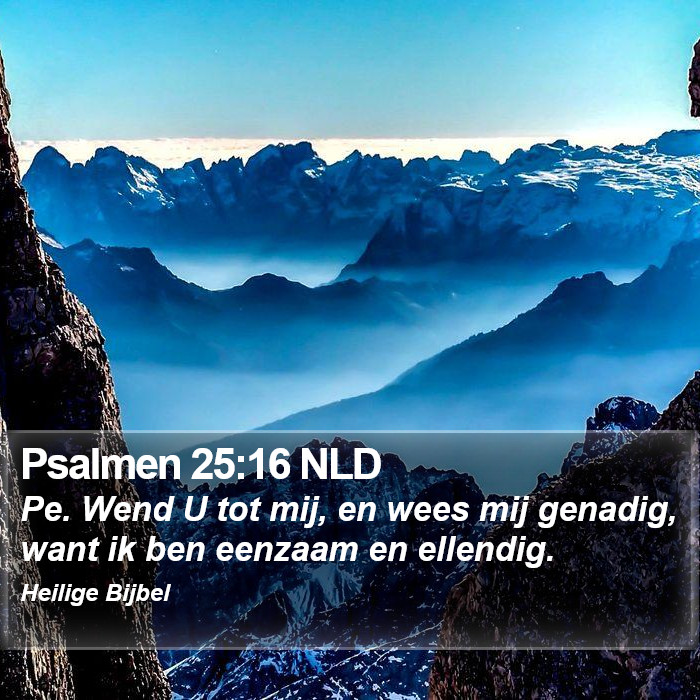 Psalmen 25:16 NLD Bible Study