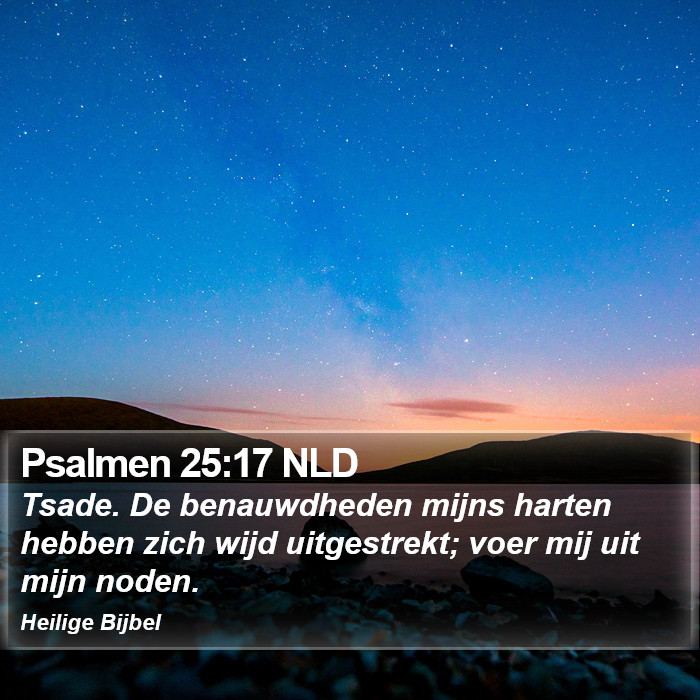 Psalmen 25:17 NLD Bible Study