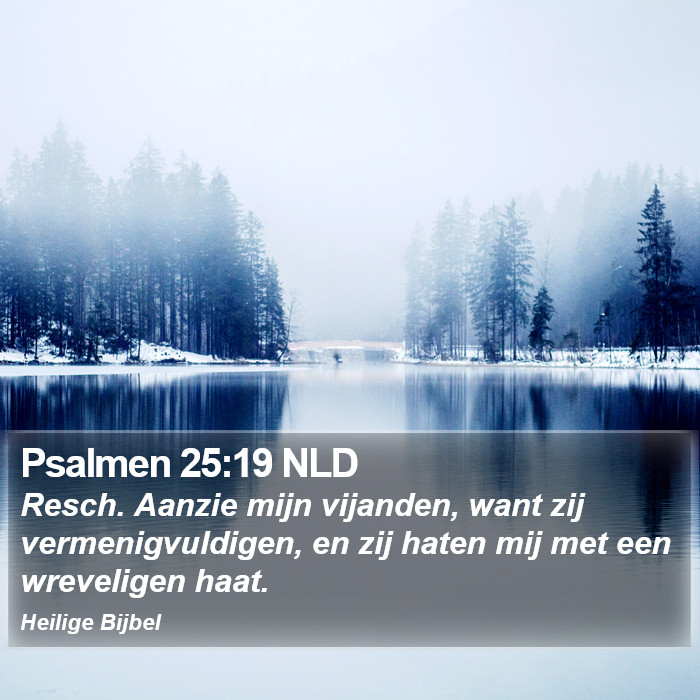 Psalmen 25:19 NLD Bible Study