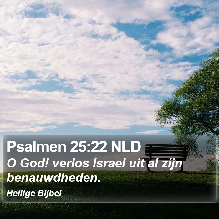 Psalmen 25:22 NLD Bible Study