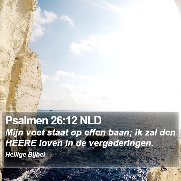 Psalmen 26:12 NLD Bible Study