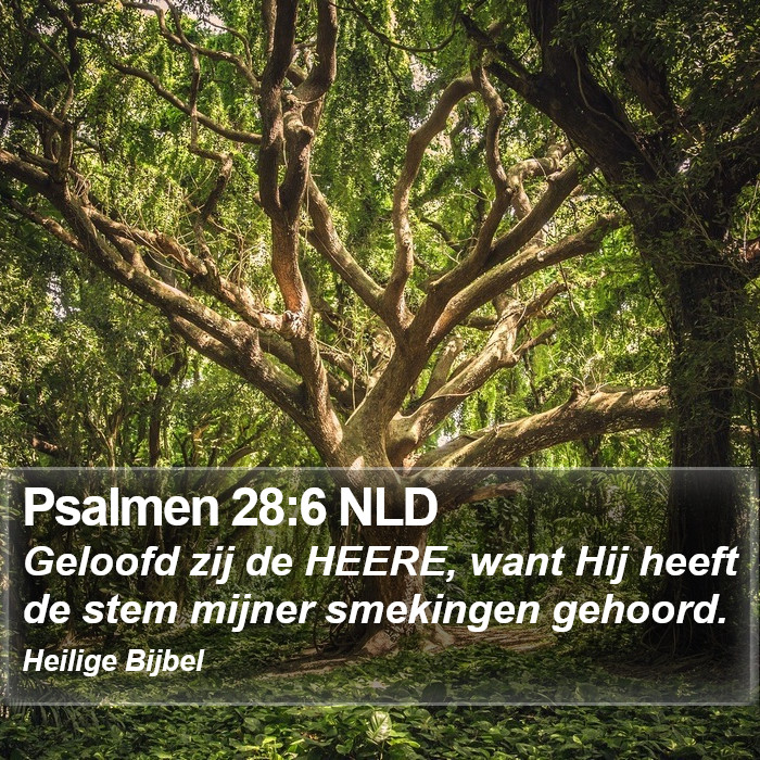 Psalmen 28:6 NLD Bible Study