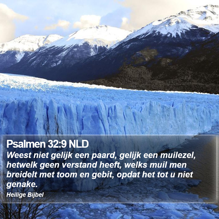 Psalmen 32:9 NLD Bible Study