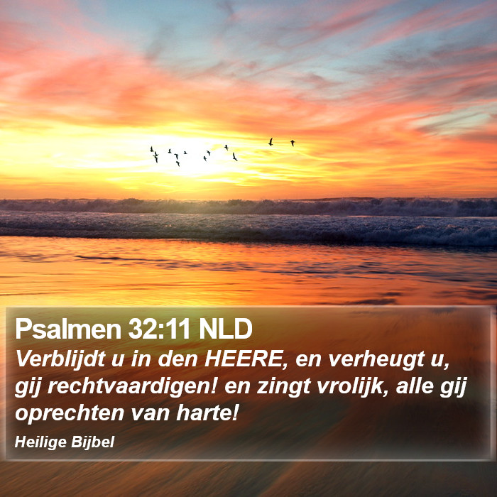 Psalmen 32:11 NLD Bible Study