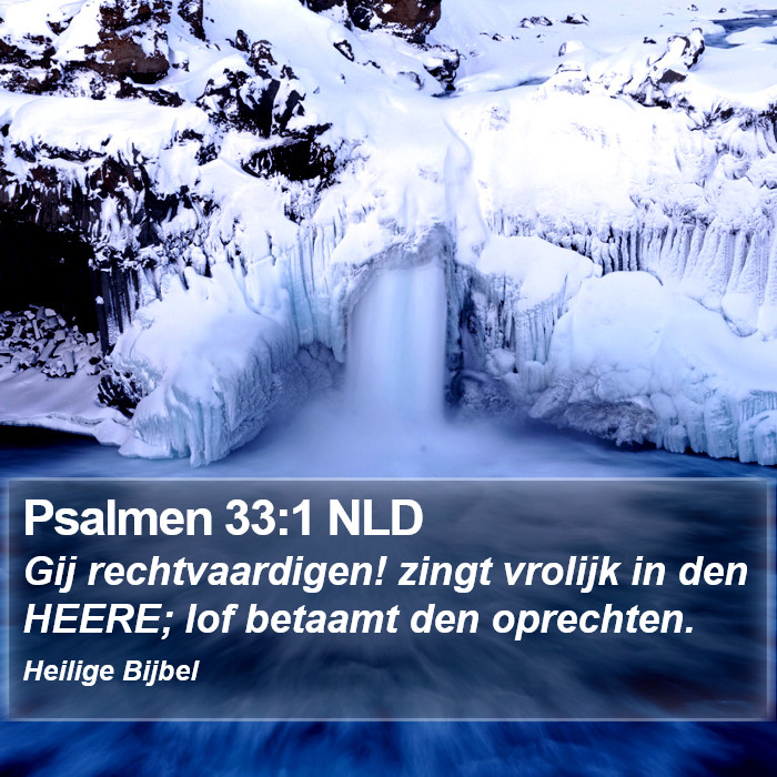 Psalmen 33:1 NLD Bible Study