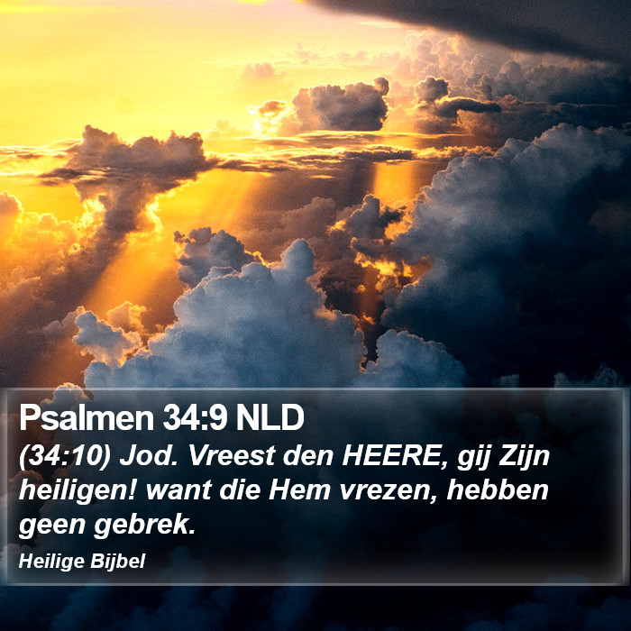 Psalmen 34:9 NLD Bible Study