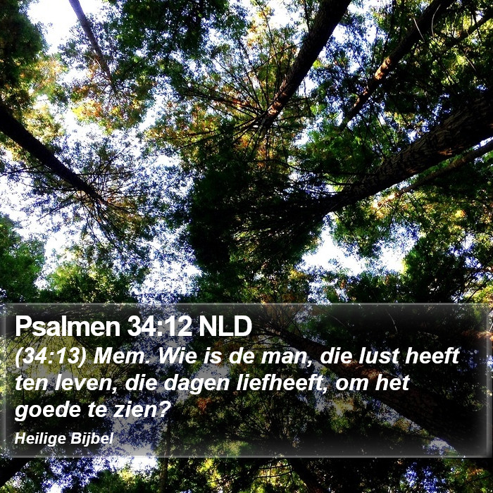 Psalmen 34:12 NLD Bible Study