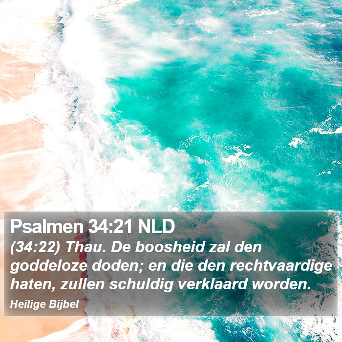 Psalmen 34:21 NLD Bible Study