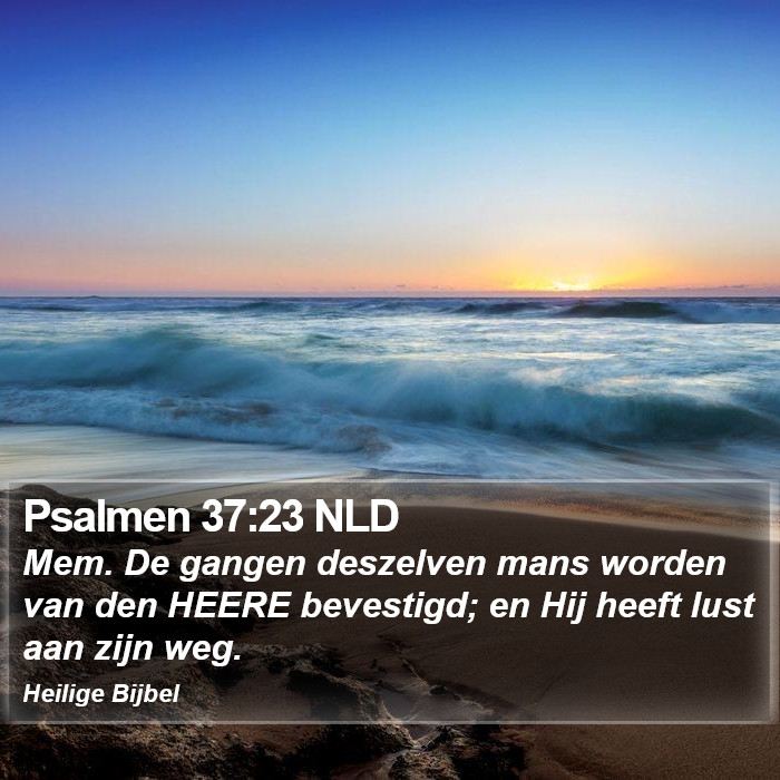 Psalmen 37:23 NLD Bible Study