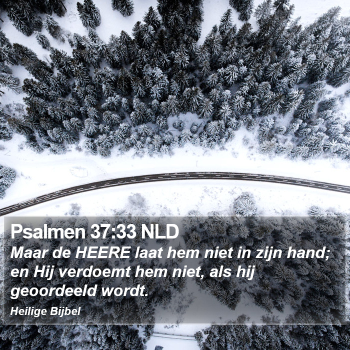 Psalmen 37:33 NLD Bible Study