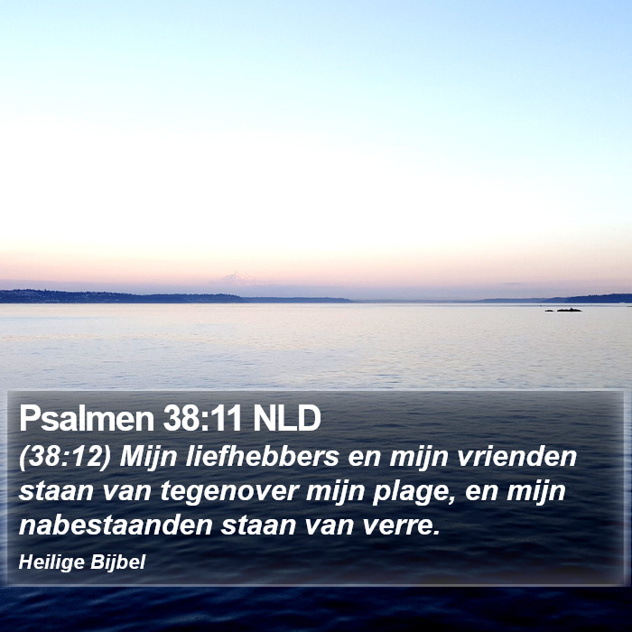 Psalmen 38:11 NLD Bible Study