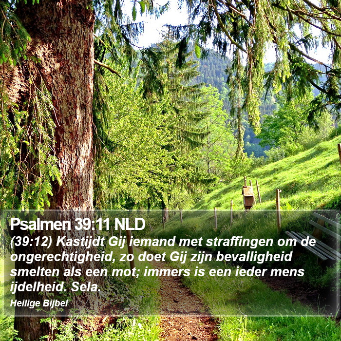Psalmen 39:11 NLD Bible Study